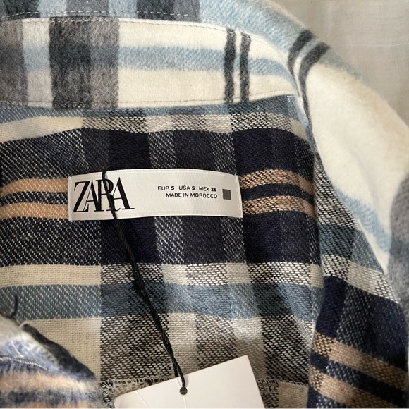 Zara cropped fleece shacket - Picture 3 of 5
